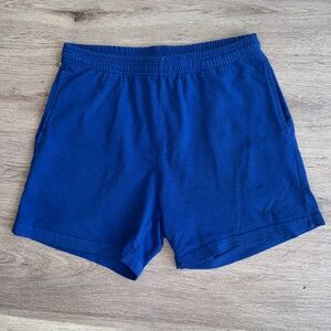 TALENTLESS Unisex Jersey Everyday Sweat Shorts 5" Blue M Medium